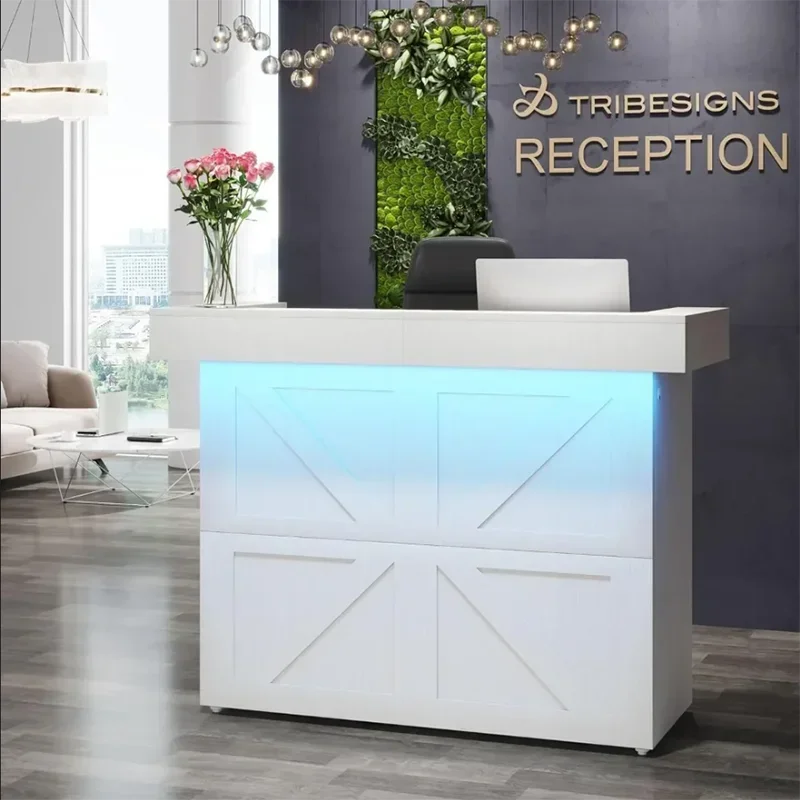 Church Furniture Grocery Store Counter Bar Furnishings Desk Salon Corner Office With Storage Escritorios De Oficina Reception