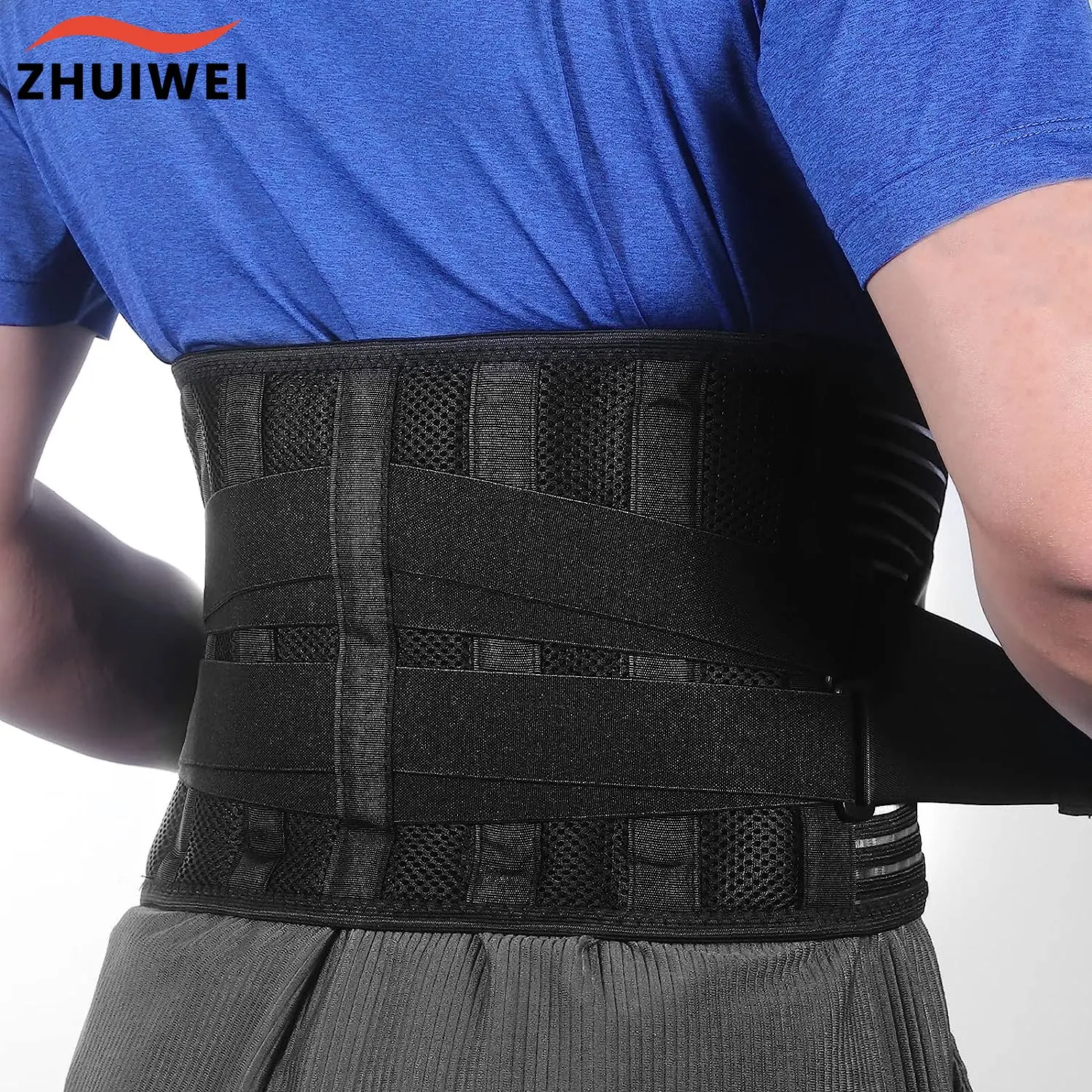 

Back Support Belt for Men Women,Back Braces for Lower Back Pain Relief lumbar support with 6 Stays,waist support for Sciatica