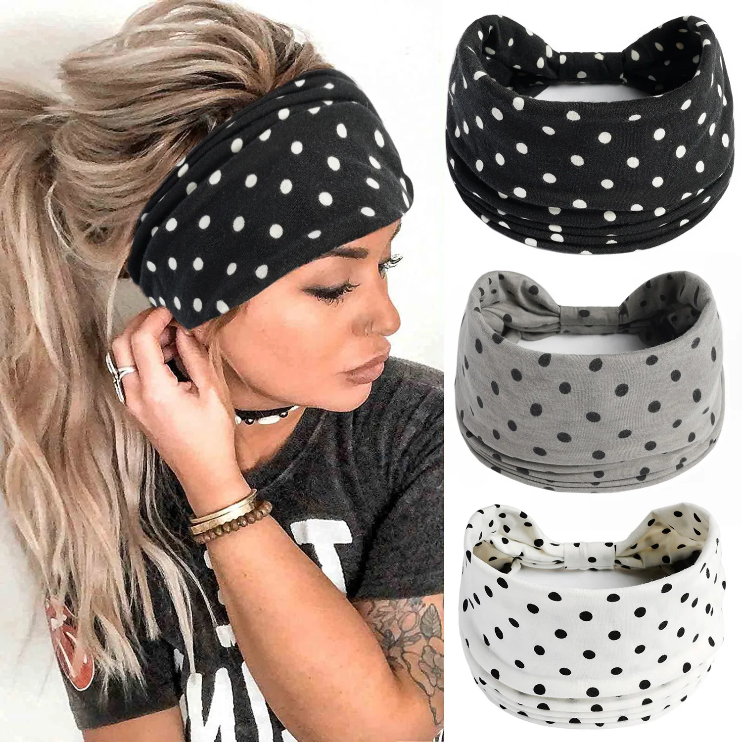 Women Hair Bands Sports Headband Hairband Bohemian Head Band Ladies