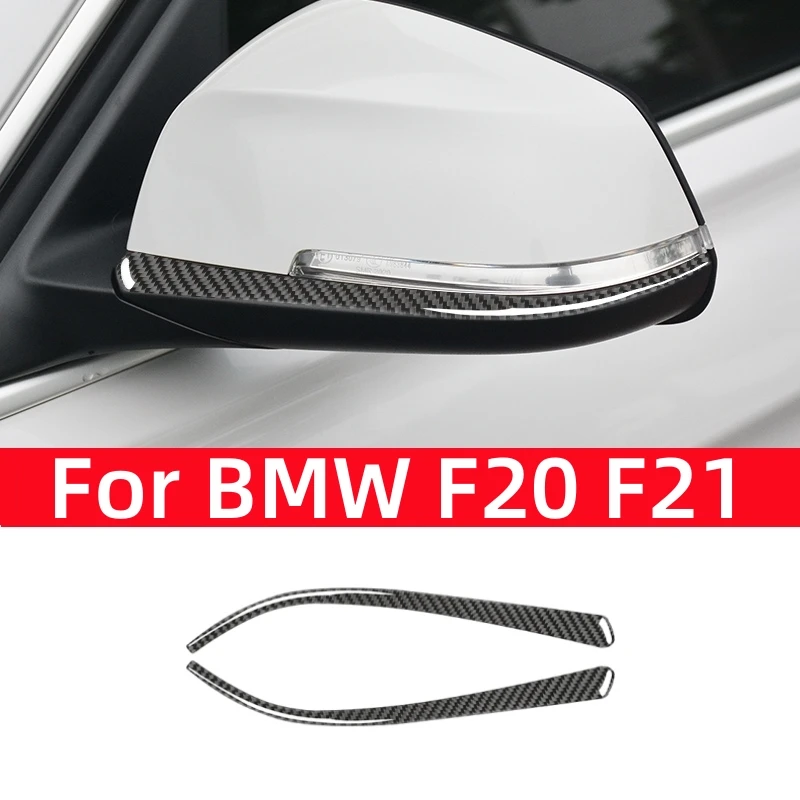 Car Styling Carbon Fiber For BMW F20 F21 2012- Car Accessories Auto Rearview Mirror Trim Strip Decoration Stickers