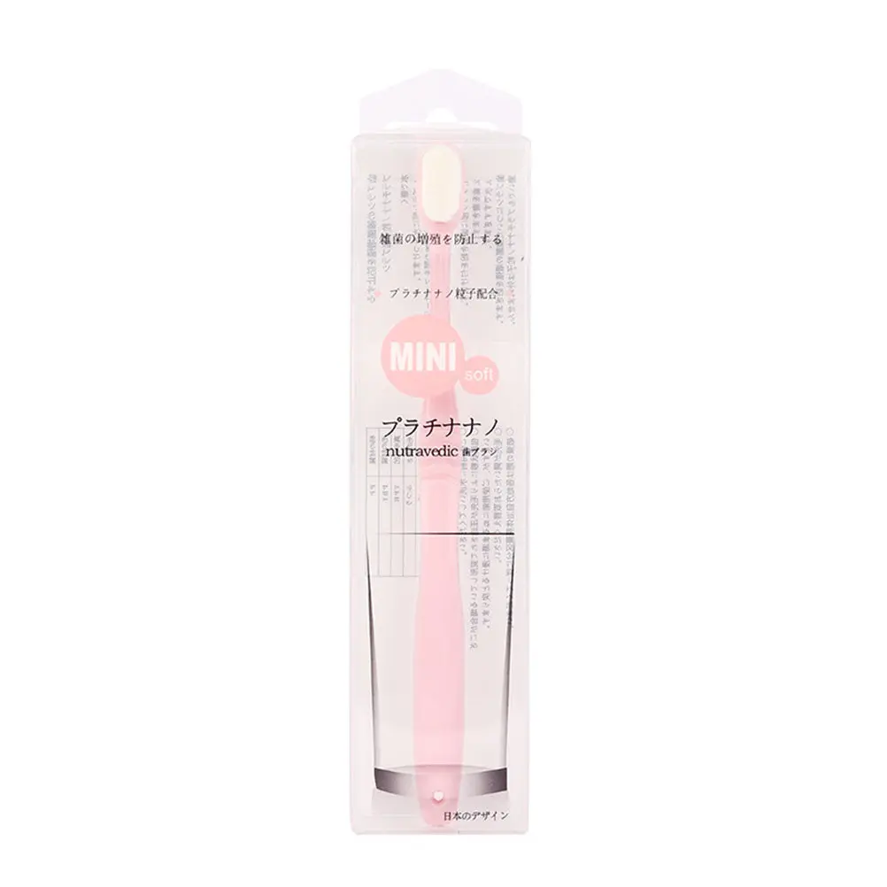 2Pcs 울트라 소프트 칫솔 긴 손잡이 산후 기간을 위한 얇은 컴팩트 디자인 엄마 치아 청소 매일 사용 울트라 칫솔