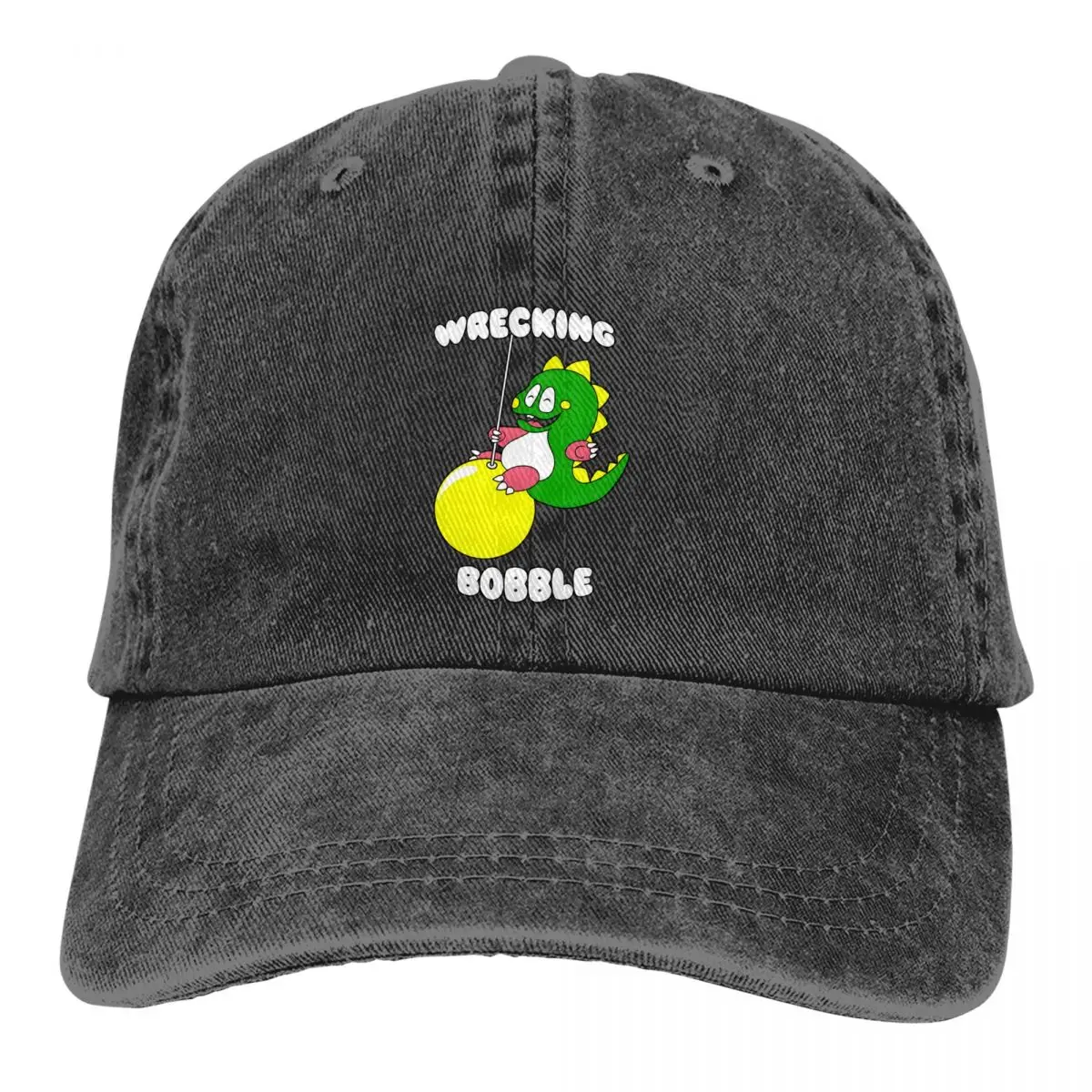 Cappelli Da Papà Di Colore Puro Che Demoliscono Bobble Cappello Da Donna Visiera Parasole Berretti Da Baseball Bubble Bobble Berretto Con Visiera