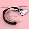 1 Set Pet Graduation Suit Adorable Adjustable with Tassel Felt Pet Cats Dogs Cosplay Hat Collar Glasses Set Pet Accessories 6