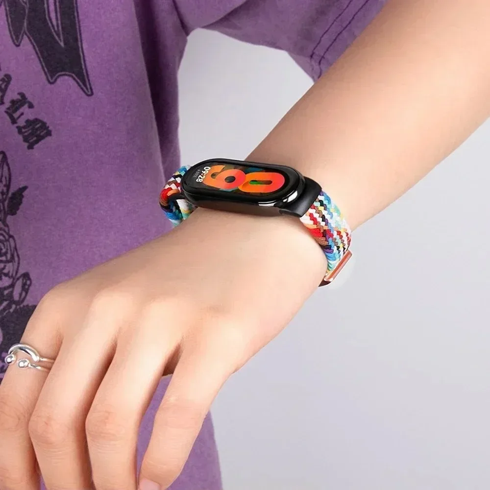 รูปสินค้า สายรัดข้อมือไนลอนถัก Xiaomi Mi Band 9/10