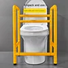 No Punching Required Toilet Support Frame,stainless Steel Safety Elderly Pregnant Stand Up Toilet Chair Handrail Bathroom Helper 3