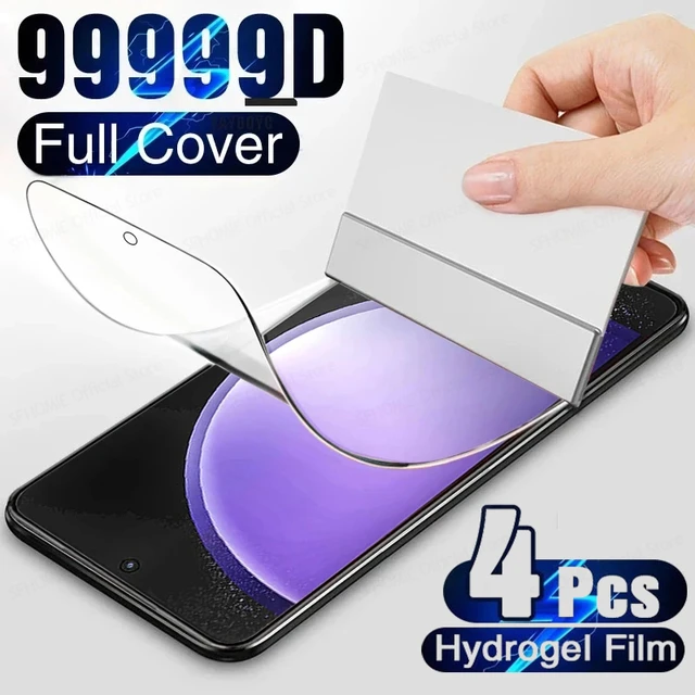 4Pcs Full Hydrogel Film For Samsung Galaxy S24 S23 S20 S21 S22