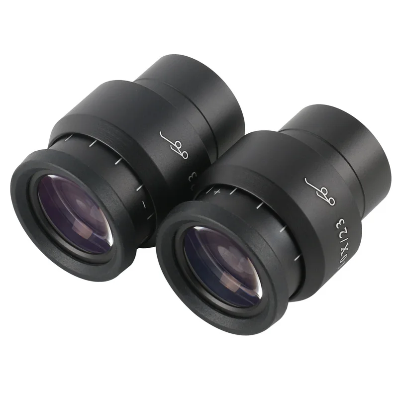 WF10X-23mm Wide Field Eyepiece For Binocular Trinocular Stereo Microscope 30MM Installation Interface 1PCS microscope eyepiece