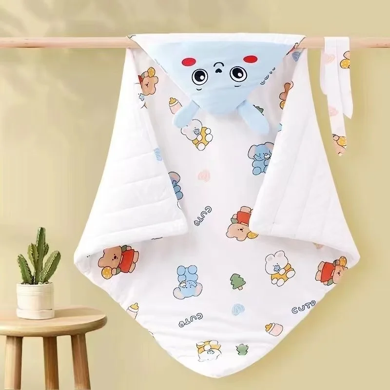 Hold Cotton Bag and Summer Thin Delivery Room Pack Single Wrap Anti-shock Swaddling Blanket