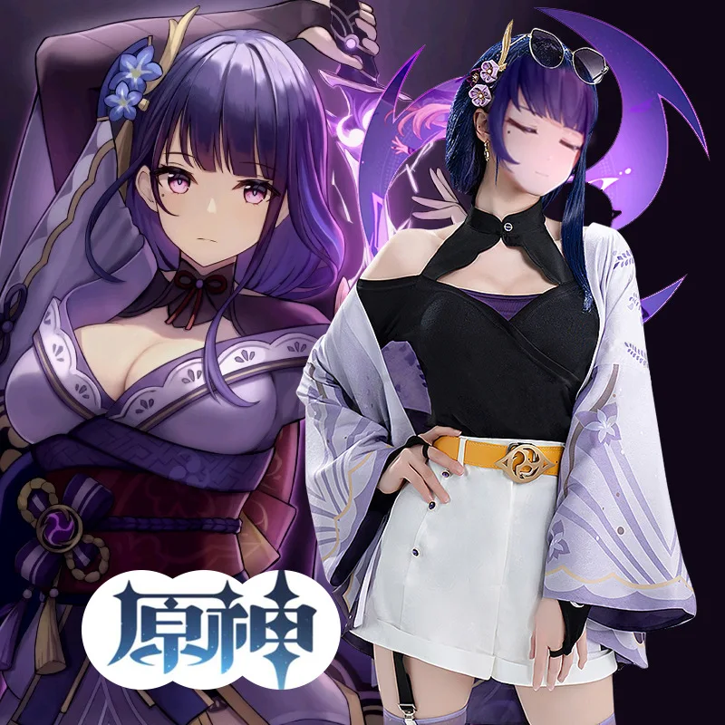 Game Genshin Impact Raiden Shogun Cosplay Costume Raiden Shogun Baal