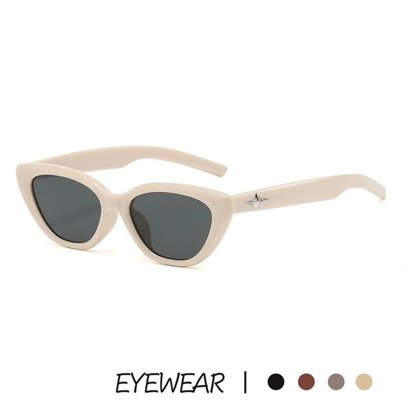 2024 neue GM gleichen Stil Sonnenbrille Damen Sonnenbrille europäischen und amerikanischen Retro kleinen Rahmen koreanische Mode Cat Eye Brille_voghion.com