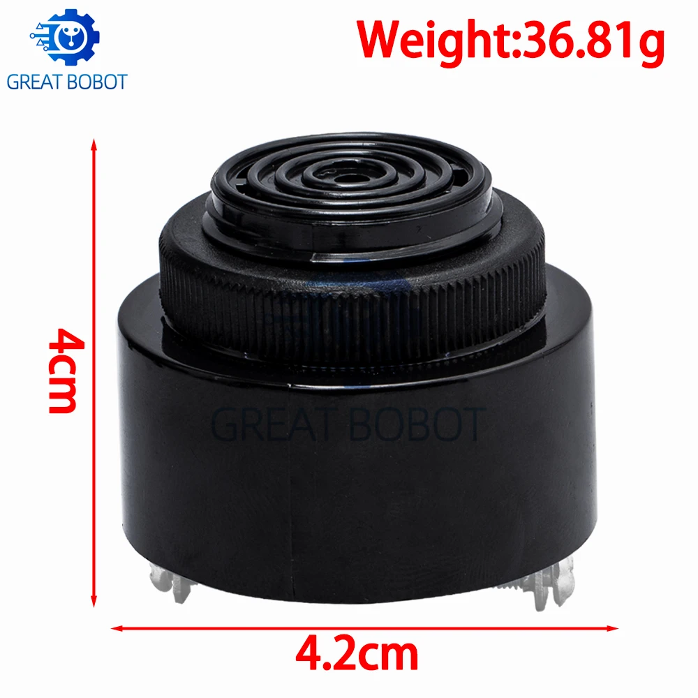 BS M380 액티브 버저 12V 24V 4310 압전 DC 스피커 자동차 전용 연속 사운드 음성 SFM380 액티브 버저