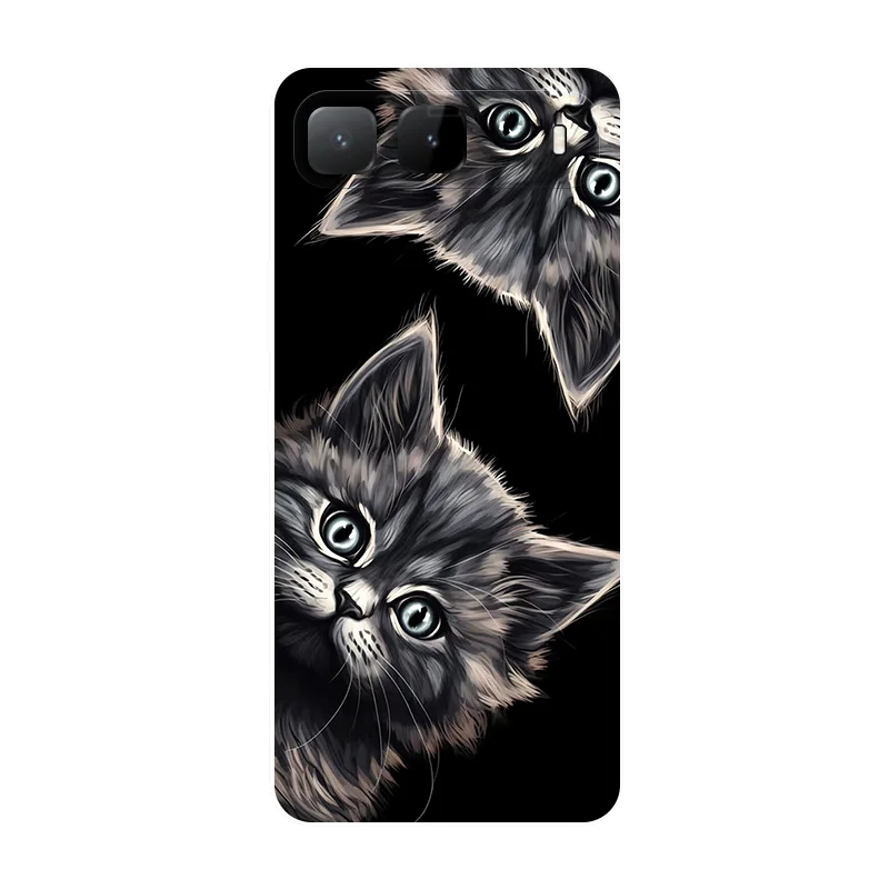 Cute Cat Soft TPU Protective Phone Case with Bumper Guard