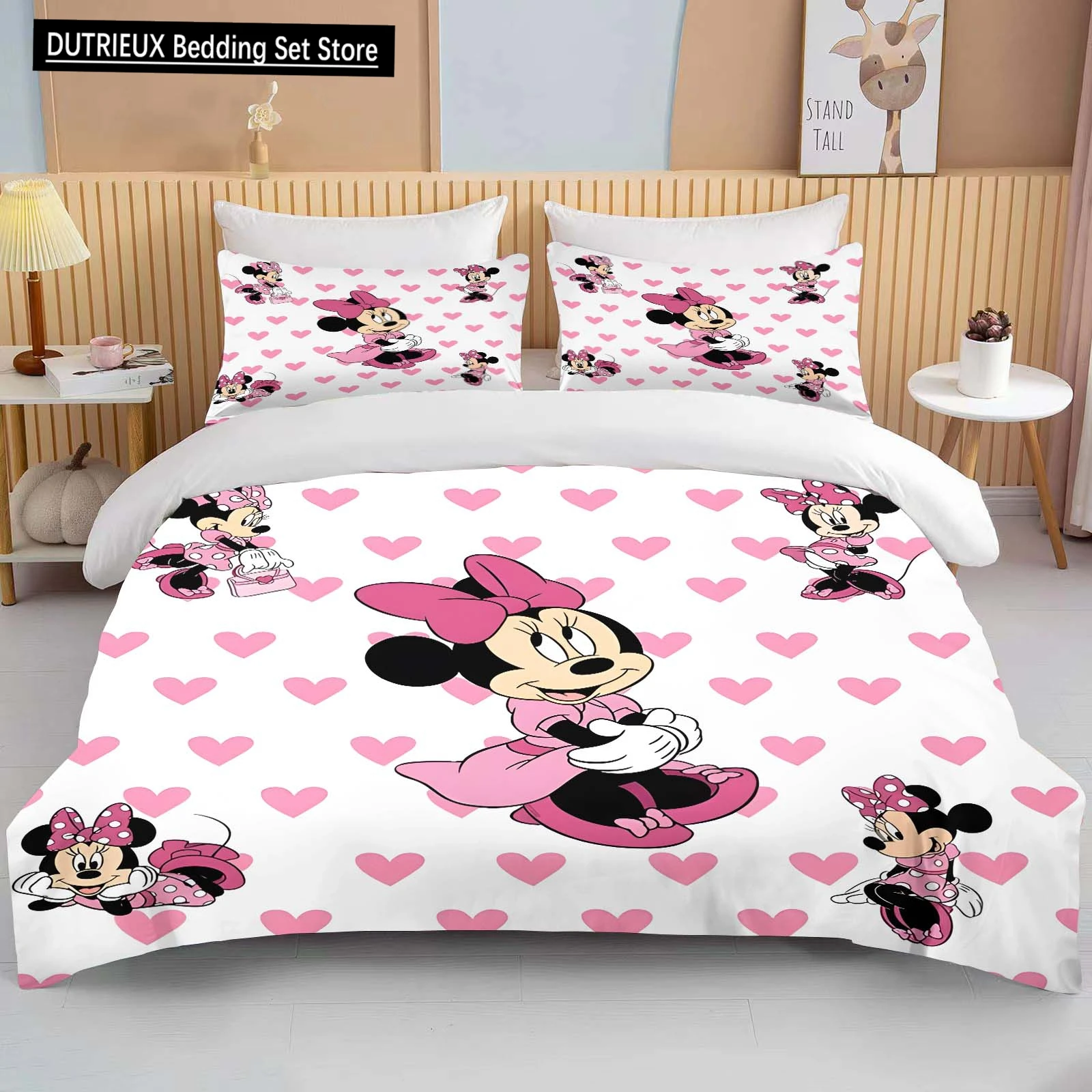 Disney Minnie Mouse Printed Bedding Set 3