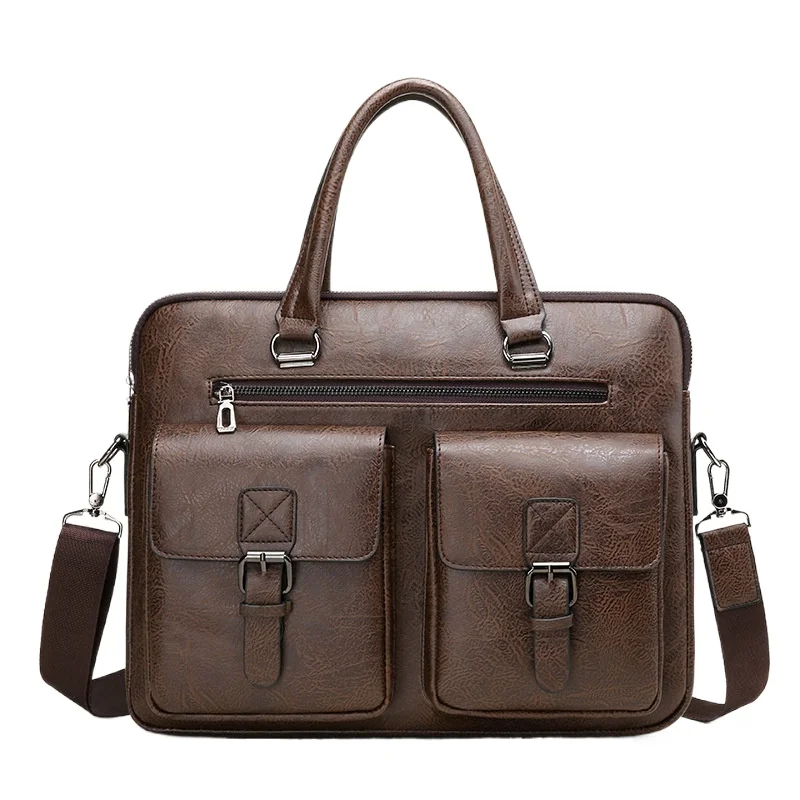 Men’s Briefcase – Business Shoulder & Handbag, Casual Fashion Office Bag, Manufacturer Wholesale - 4