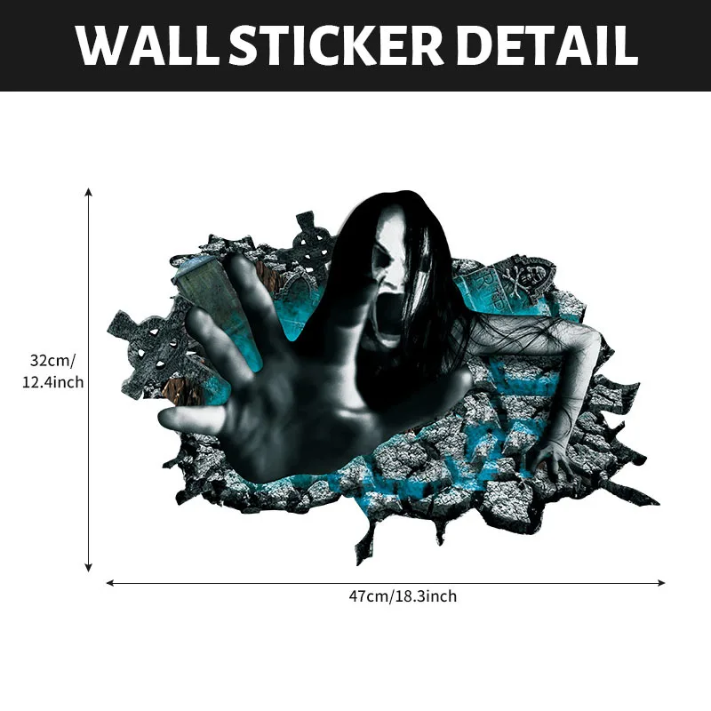  Halloween Wall Decor 3d Ghost Hand Floor Wall Ceiling