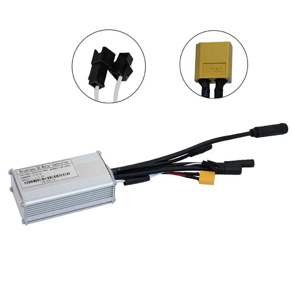17a E-Bike-Controller 24v36v48v-17a 350w 6 mosfets E-Bike-Kit Sinus-Drei-Modus-Elektrofahrrad-Ersatzteile – Detail 8
