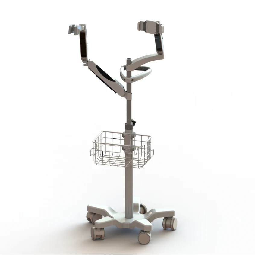 

Movable Hospital Tablet 360 degrees of adjustment Medical ipad trolley surveillance