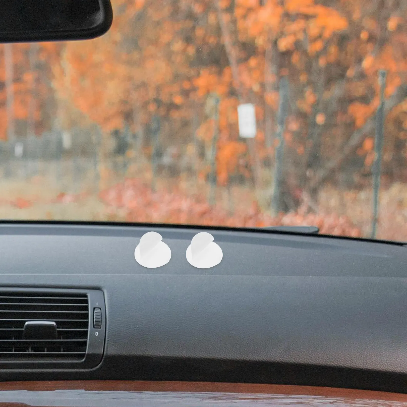 30개 양면 접착 패드 자동차 에어벤트 향수 클립용 흔적 없는 고점착 대시캠 폰 홀더 스티커 패드