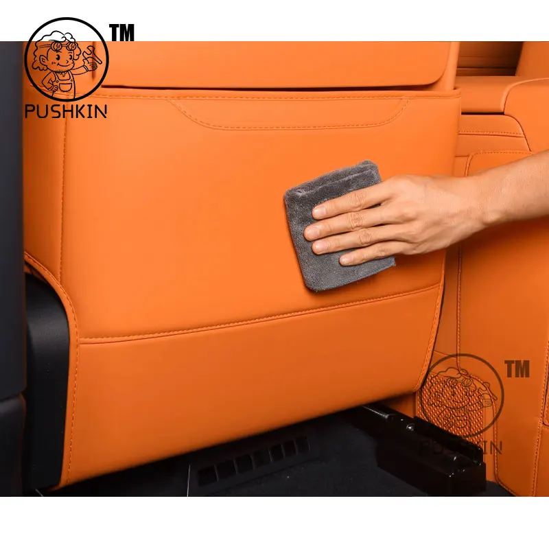 린크앤코 900 2025 2026 차량 뒷좌석 발차기 방지 커버, 시트 백 킥 프로텍터, 방오 가죽 인테리어 액세서리