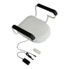 2020 new design D shape electric freestanding toilet seat handrail helper lift with motor for elderly handicap disabled person 2