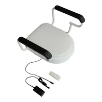 2020 new design D shape electric freestanding toilet seat handrail helper lift with motor for elderly handicap disabled person 2