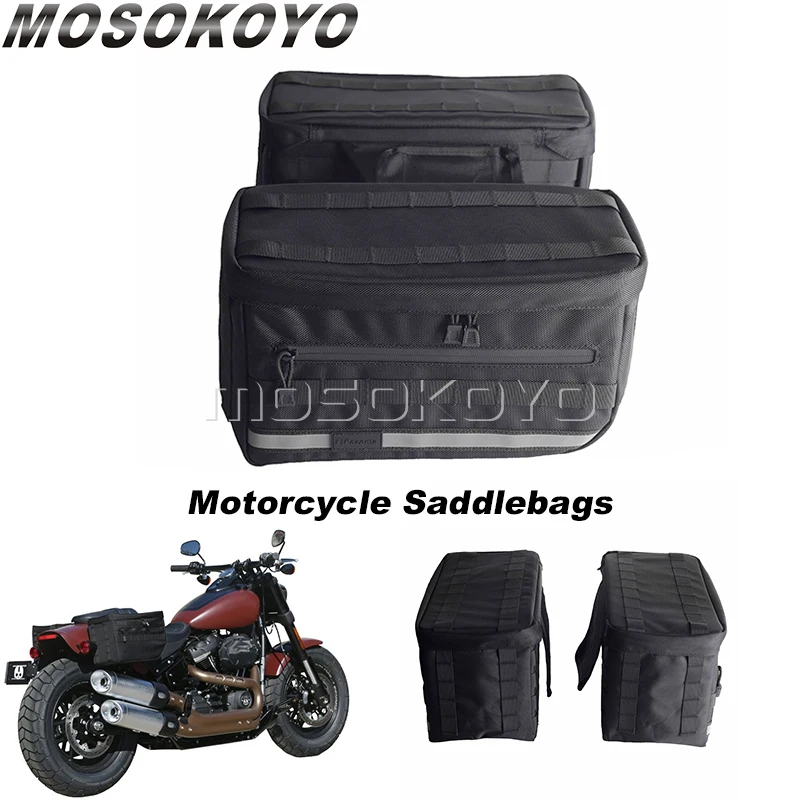 MotorcycleBagSaddleBagsForHarleySportsterXL883XL1200Dyna