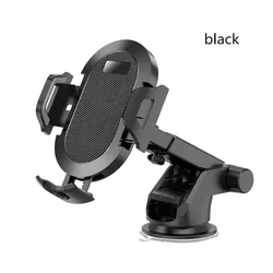 Universal Car Phone Holder and GPS Mount Stand (Black)