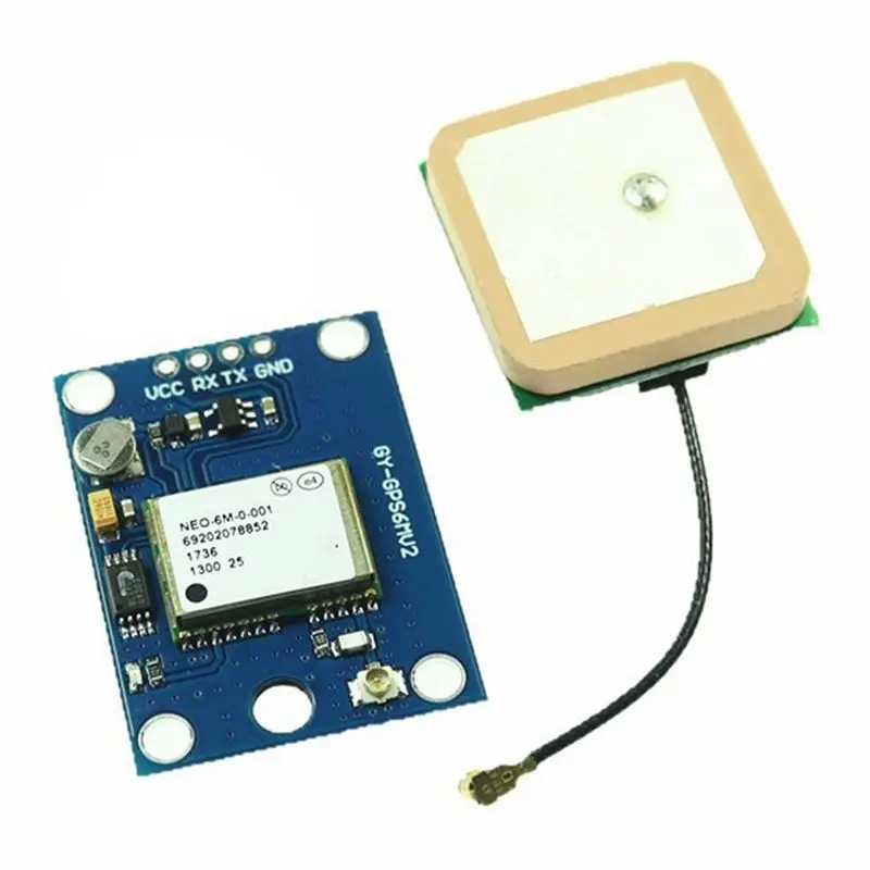 【추수감사절】4X GY-NEO-6MV2 NEO-6M GPS 모듈(비행 제어 EEPROM MWC APM2.5 대형 안테나 포함)