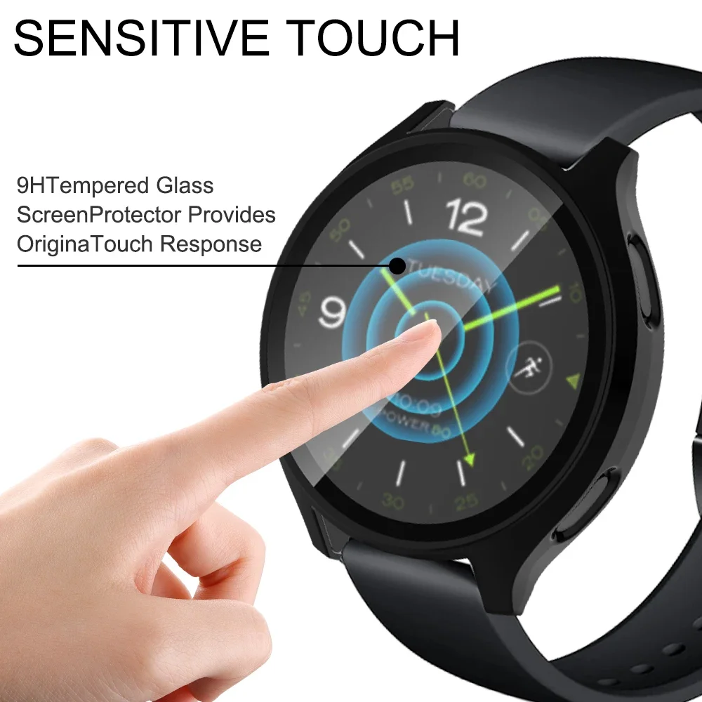 PC Case+Glass for Xiaomi Watch 2 Smart Watch Screen Protector watch screen protector case watch accessories watch screen protector watch case watch protective case watch cover watch protective cover bumper protective case All-around Bumper Protective Shell For XiaoMi Watch2 Accessories