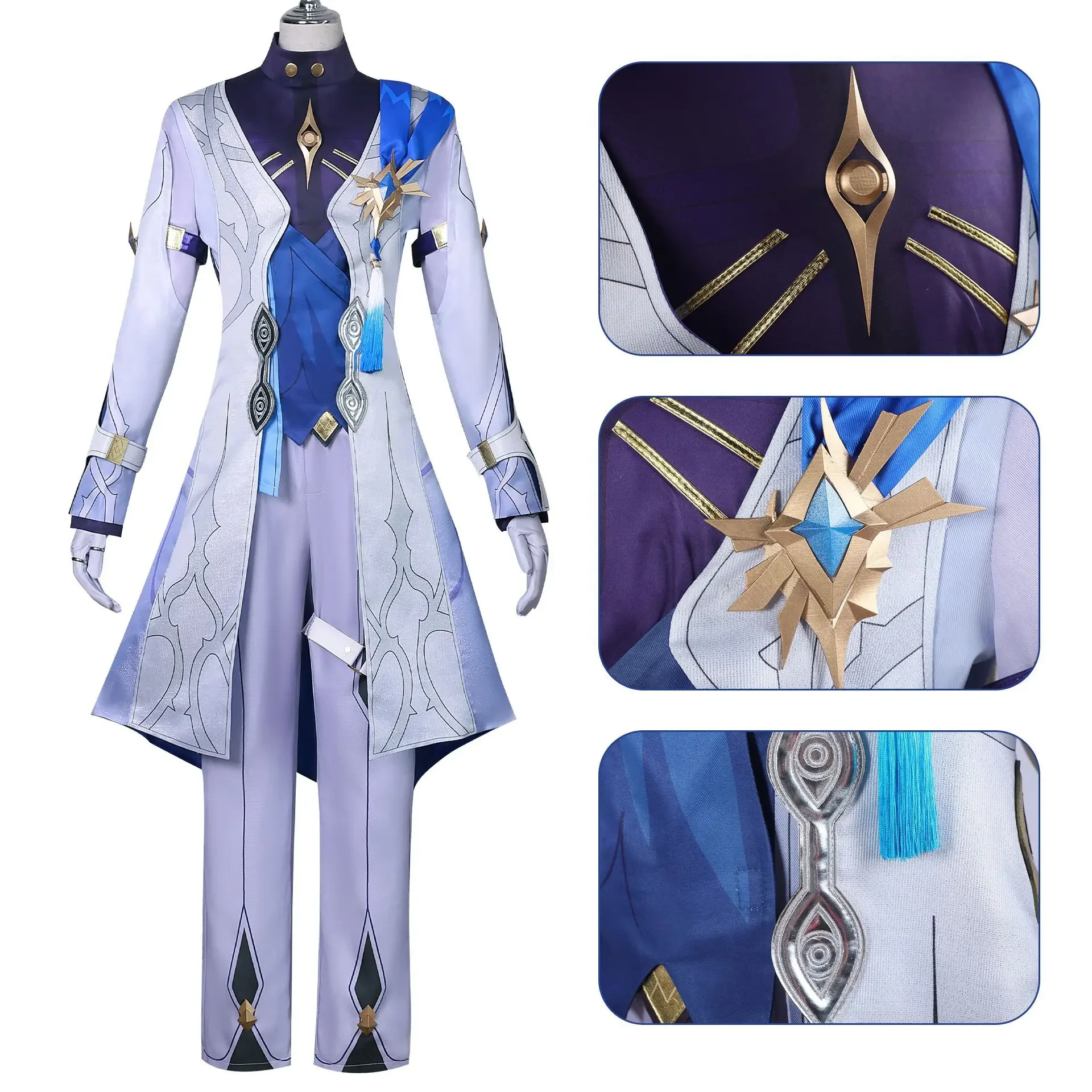 Game Honey Star Rail Mr. Sunday Cosplay Costume Uniform 