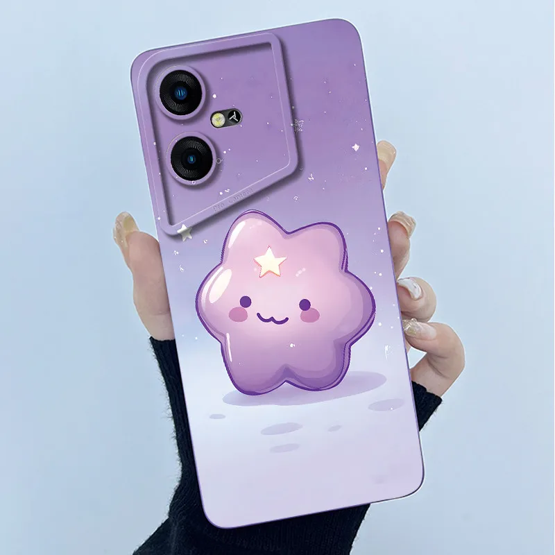 Floral Oil Painting Soft Silicone Phone Case - Fashion Simplicity Design