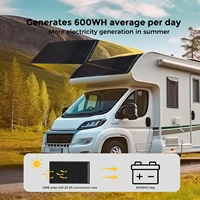 WUZECK 180W 12v Système solaire kit 2pcs 90w Panneau Solaire flexible Monocristallin Module 20A USB Contrôleur Câble pour bateau RV camping car voiture (180W Kit de panneaux solaires) 5