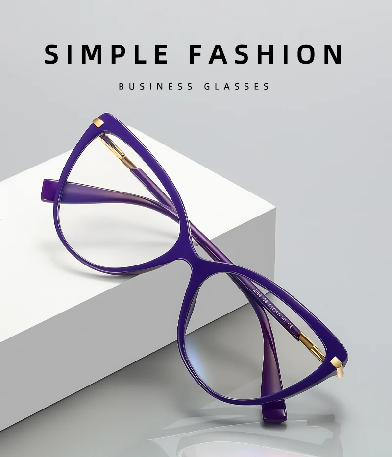 Luxury Cat Eye Glasses – Versatile Reading Glasses Women with Anti Blue Light Lenses