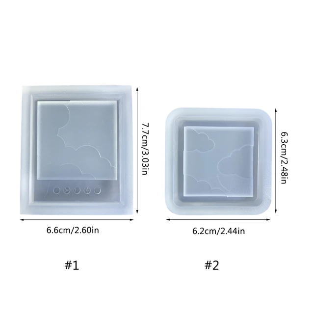 R3MC Resin Mold,DIY Rectangle Mold Silicone Mold for Epoxy Resin Casting  Keychain Jewelry Mold - AliExpress