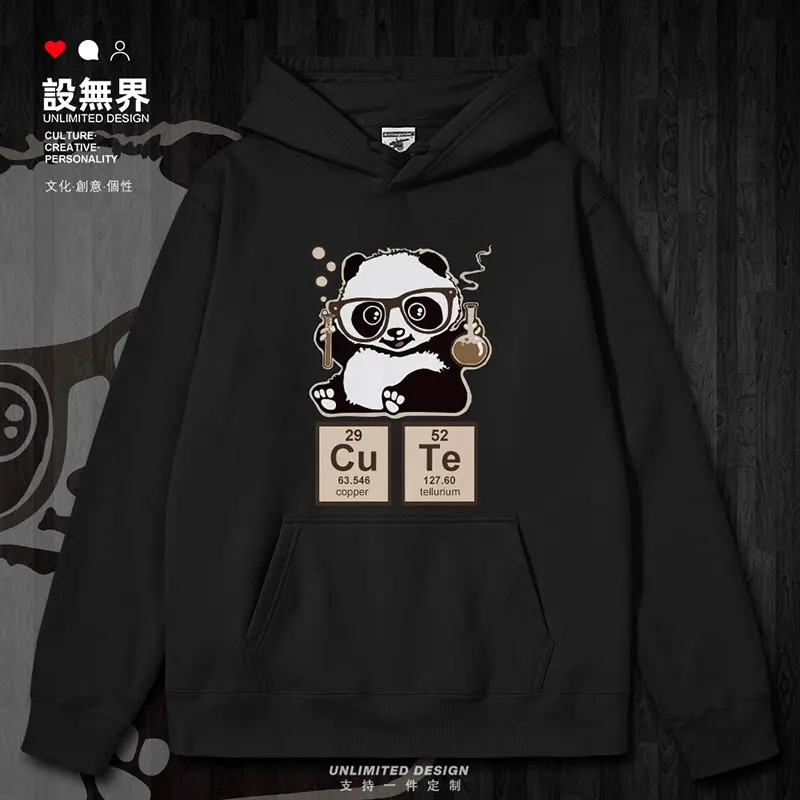 Elemento Chimico Panda Cute Cute Mens Felpe Con Cappuccio Uomo Streetwear Cappotto Per Uomo Moda Casual Inverno Abbigliamento Sportivo Autunno Inverno