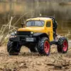 FMS 1:24 POWER WAGON FCX24 RC Crawler Model Buggy Car 4WD Vehicle Truck For Sandland Desert Dirt Road for Men Boys  1/24 Toys 4