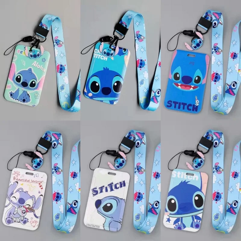 CuteCartoonAnimeCredentialHolderKeychainsNeckRingKeychainNeck