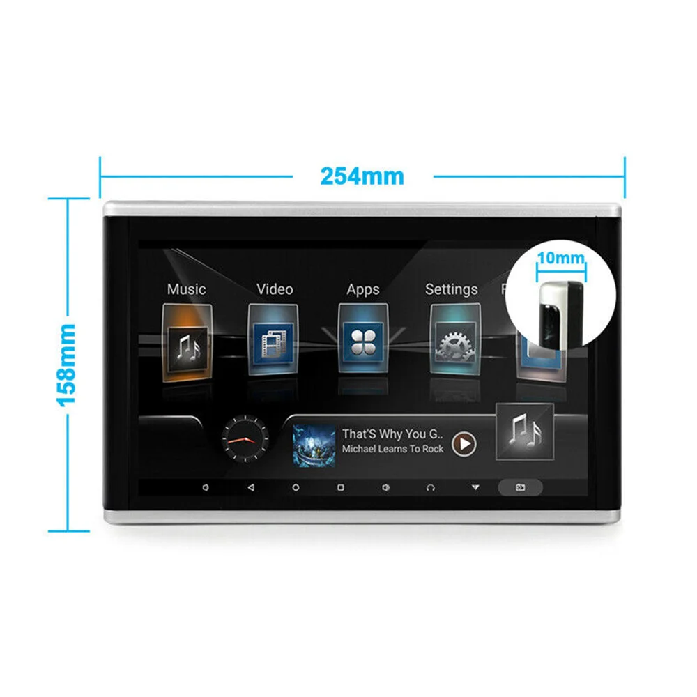 9 Zoll 10,1 Zoll Android 11 Auto Kopfstütze Monitor Multifunktions-Tablet  Touchscreen 4k 1080p Rücksitz Video-Player Bluetooth HDMI - AliExpress