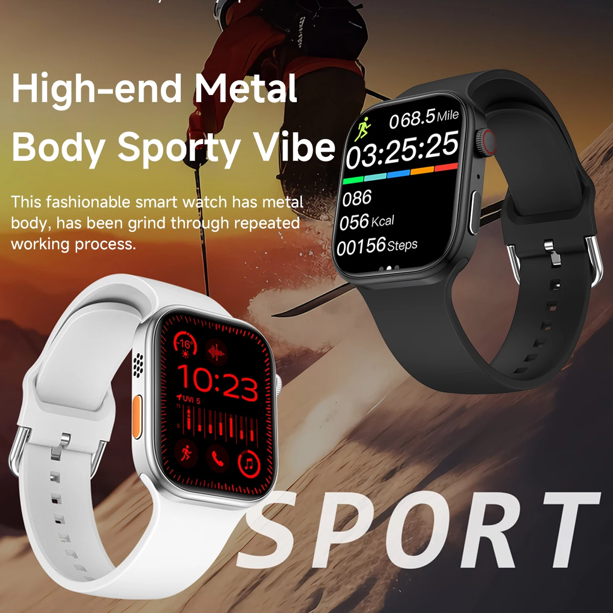 2025 Smart Watch 1.83" HD Screen Bluetooth Call Heart Rate Monitoring 120+ Sports Modes Waterproof for Men Woman Smartwatch Gift 2