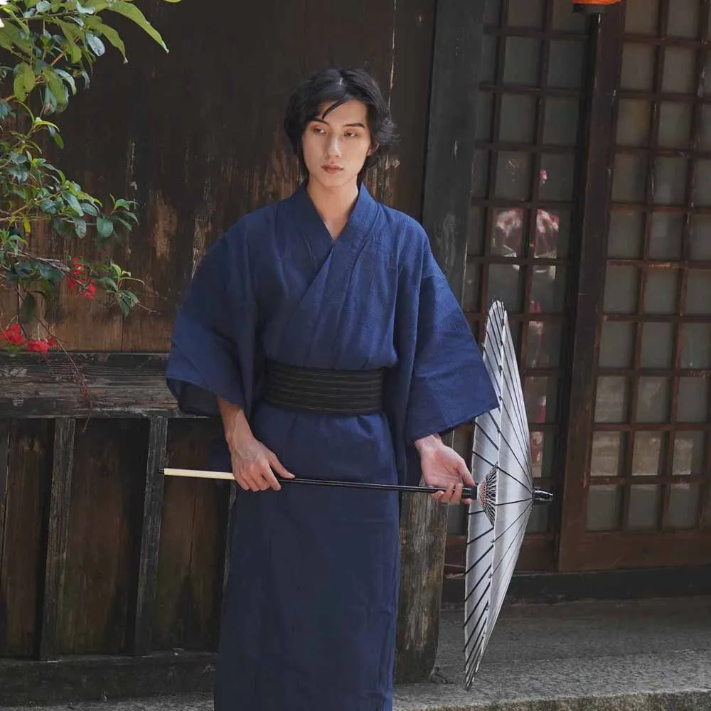 Yukata Kimono Hombre Traje Japones De Hombre Kimono Yukata Kimono