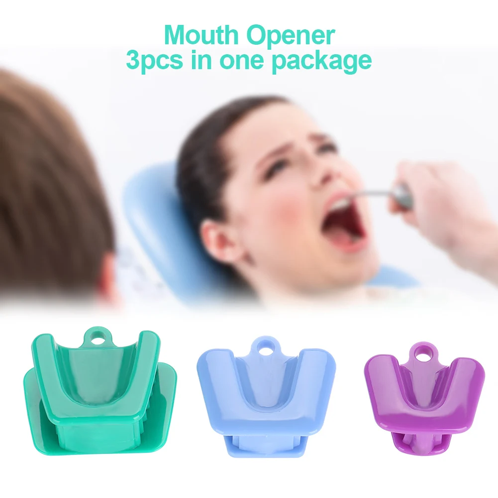 

3Pcs/set Dental Mouth Prop Bite Rubber Dental Opener Retractor Dentist Material Intraoral Supporting Device Oral Care Tools