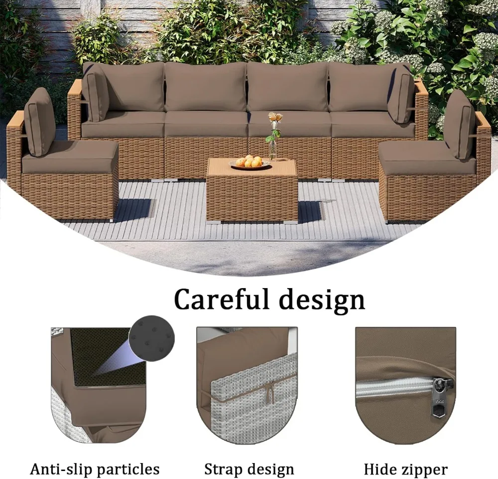 Outdoor Sectional Cushion Set (14-Piece) 1