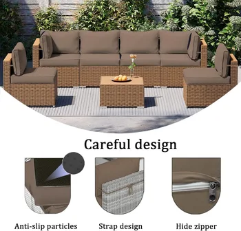 Outdoor Sectional Cushion Set (14-Piece) 1
