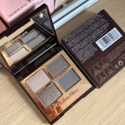 Luxury Charlotte Love Dual - Tone Blusher & Eyeshadow Palette - Radiant Makeup Essential (The Rock Chick)