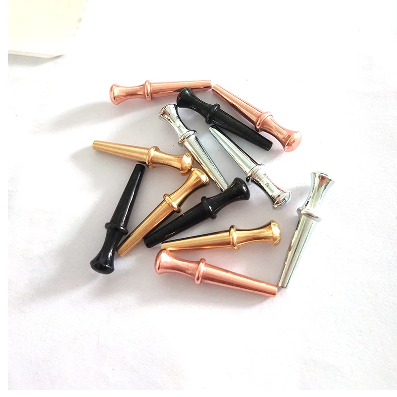 12 Pioli Metallici Per Cribbage In Oro, Argento E Nero - Adatti Per Fori Da 1/8 Di Pollice