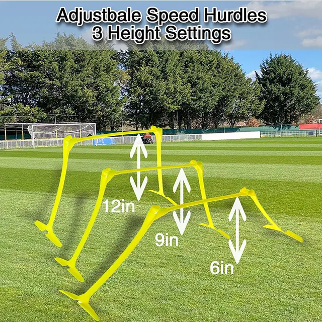 Portable Sports Training Agility Hurdles Soccer Football Plyometric Speed Hurdles Foldable Collapsible Hurdle 1PC 5