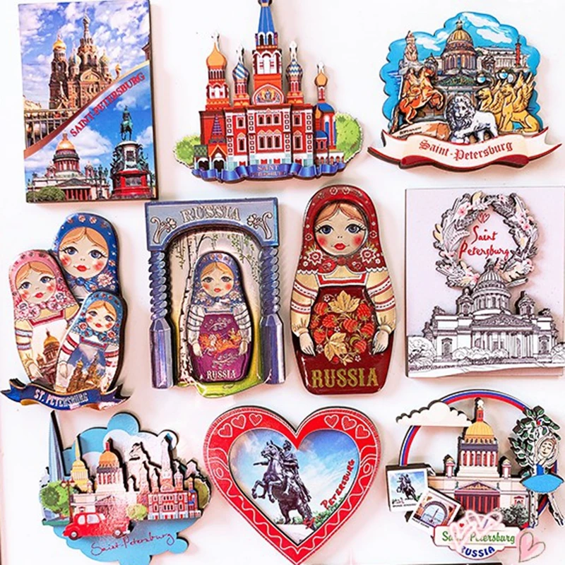 Moskou Rusland 3D Koelkast Magneet Reizen Souvenir Gift Home Keuken Decoratie Magnetische Sticker Moskou Koelkast Magneet Collectie