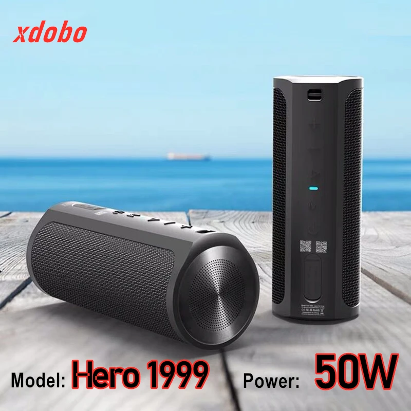 

Xdobo Hero 1999 Wireless Bluetooth Speaker IPX7 Outdoor Waterproof Subwoofer Bass 6600mAh Portable Sound Column Music Center Box