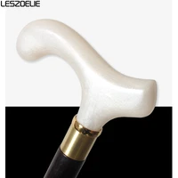 Bâton de marche en bois africain avec manche en résine de luxe, canne décorative pour hommes et femmes, mode élégante, canne de marche Vintage 3