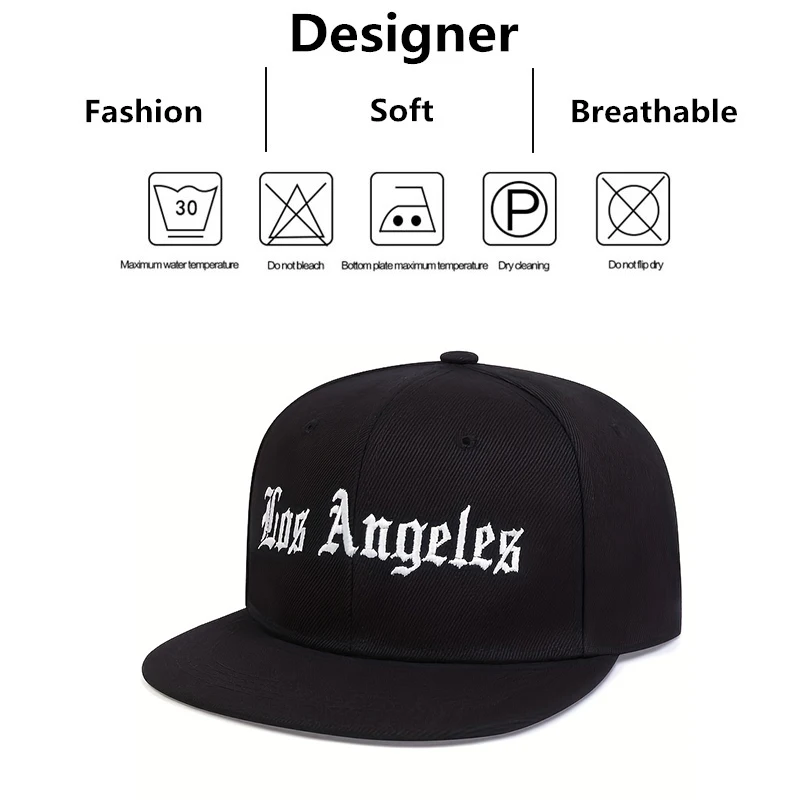 Los Angeles Cap Hip Hop Basketball Cap Cotton Snapback Hat for Men Women Adult Outdoor Casual Adjustable Baseball Cap Gorras - Image 6